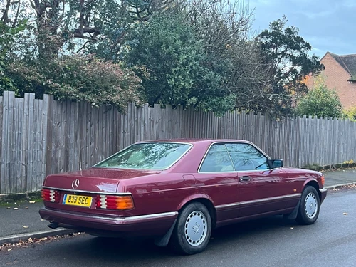 1990 Mercedes 420 SEC Almandine Red F/DSH 4.2 Petrol Coupe - Picture 11 of 21