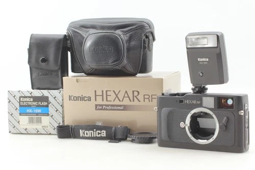 [Unused w/ Case] Konica Hexar RF Rangefinder Leica M Mount Film Camera FromJAPAN