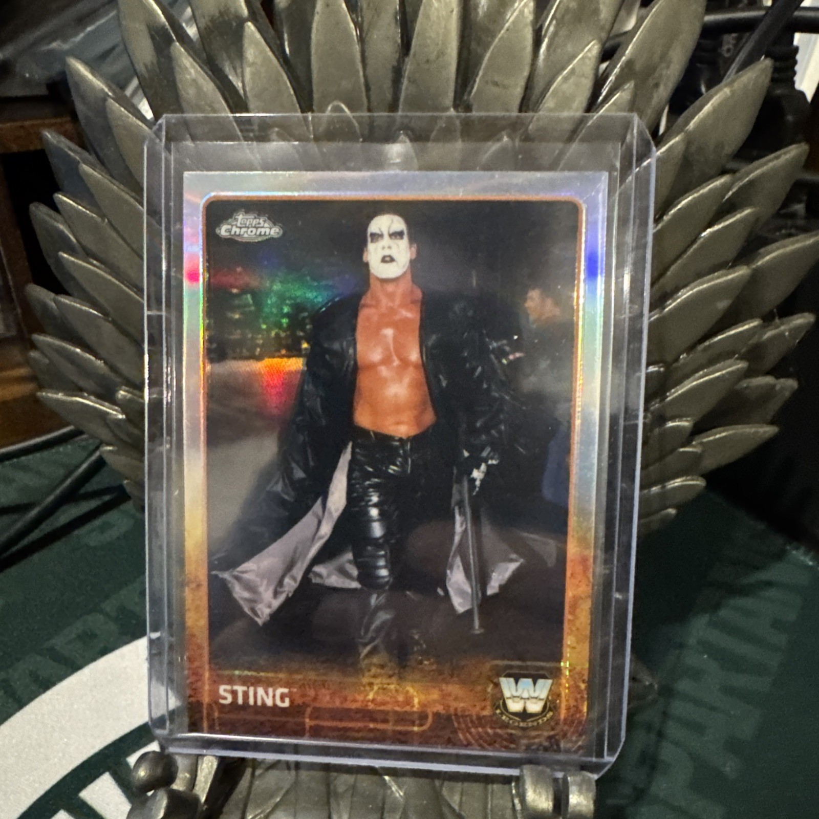 Sting 2015 Topps chrome WWE refractor