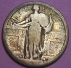 1917-S Standing Liberty Silver Quarter - 25C - No Reserve!
