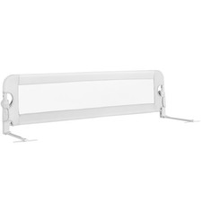 Folding Toddler Bed Rail Guard Safety Bed Guard w/Safety Belt  Corners