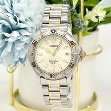 Seiko SCUBA 200m Quartz Watch 7N35-6010 Diver