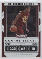 2020-21 Panini Contenders Draft Picks Variation Campus Ticket DeMar DeRozan 07x7