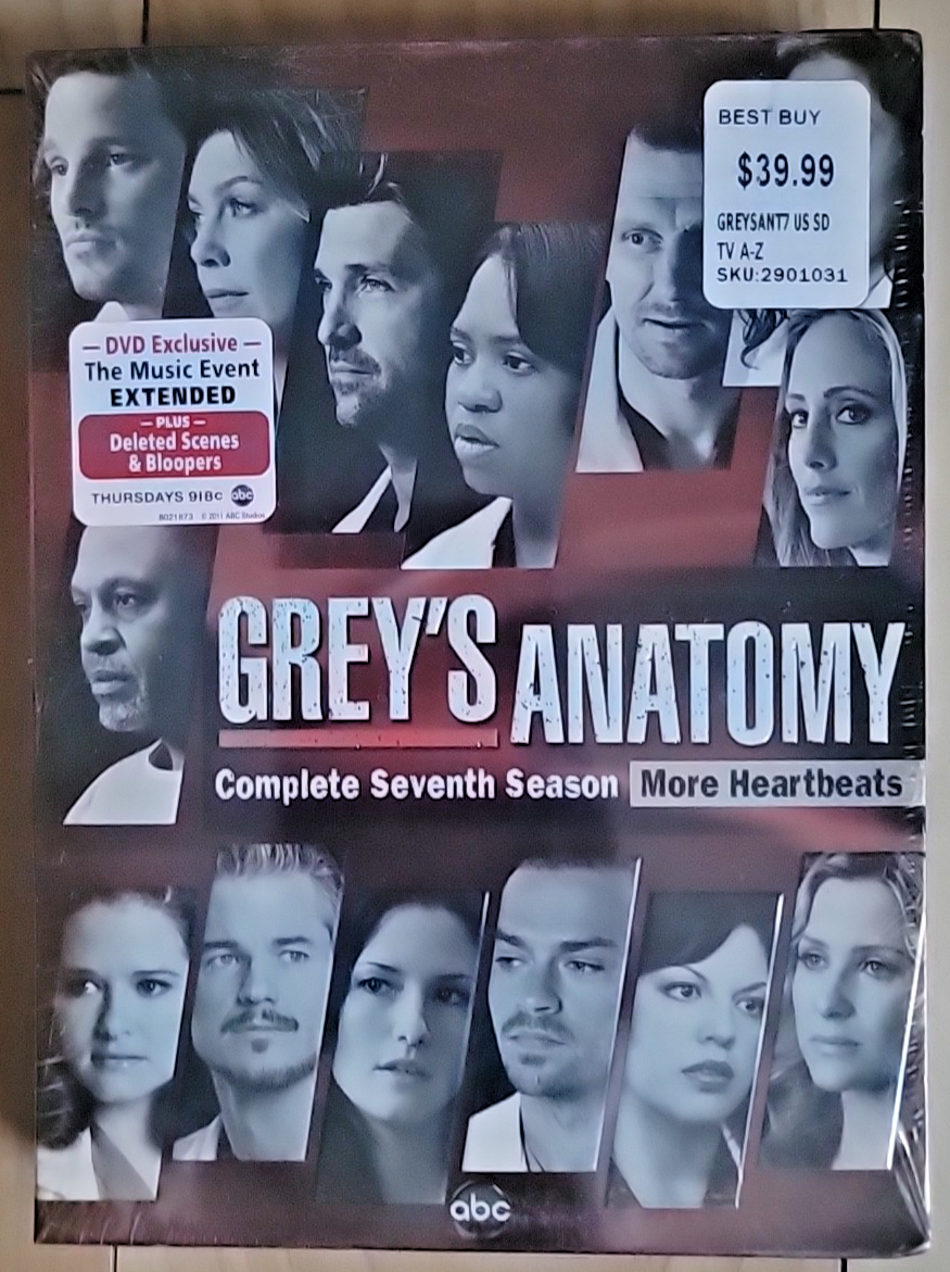 Grey's Anatomy: the Complete Seventh Season 7 - DVD Set Factory