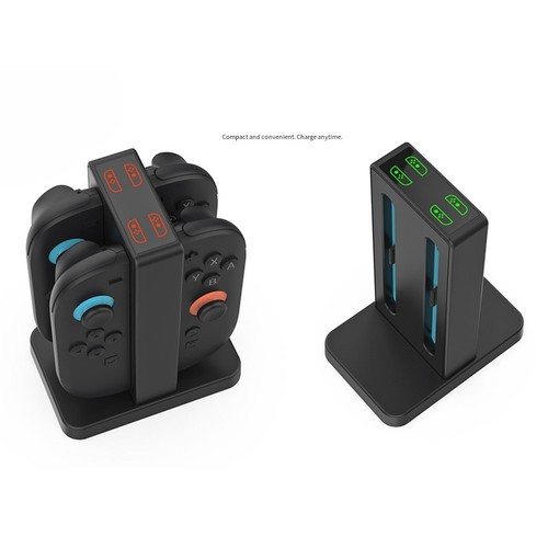 Compact Charging Station for Switch 2 Controllers with Magnetic Design - Zdjęcie 5 z 12