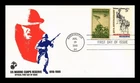 US COVER MARINE CORPS RESERVE 50TH ANNIVERSARY FDC SCOTT 1315 COMBO