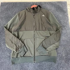 North Face Jacket Mens Large Black Full Zip Hooded Outdoors Athletic Urban