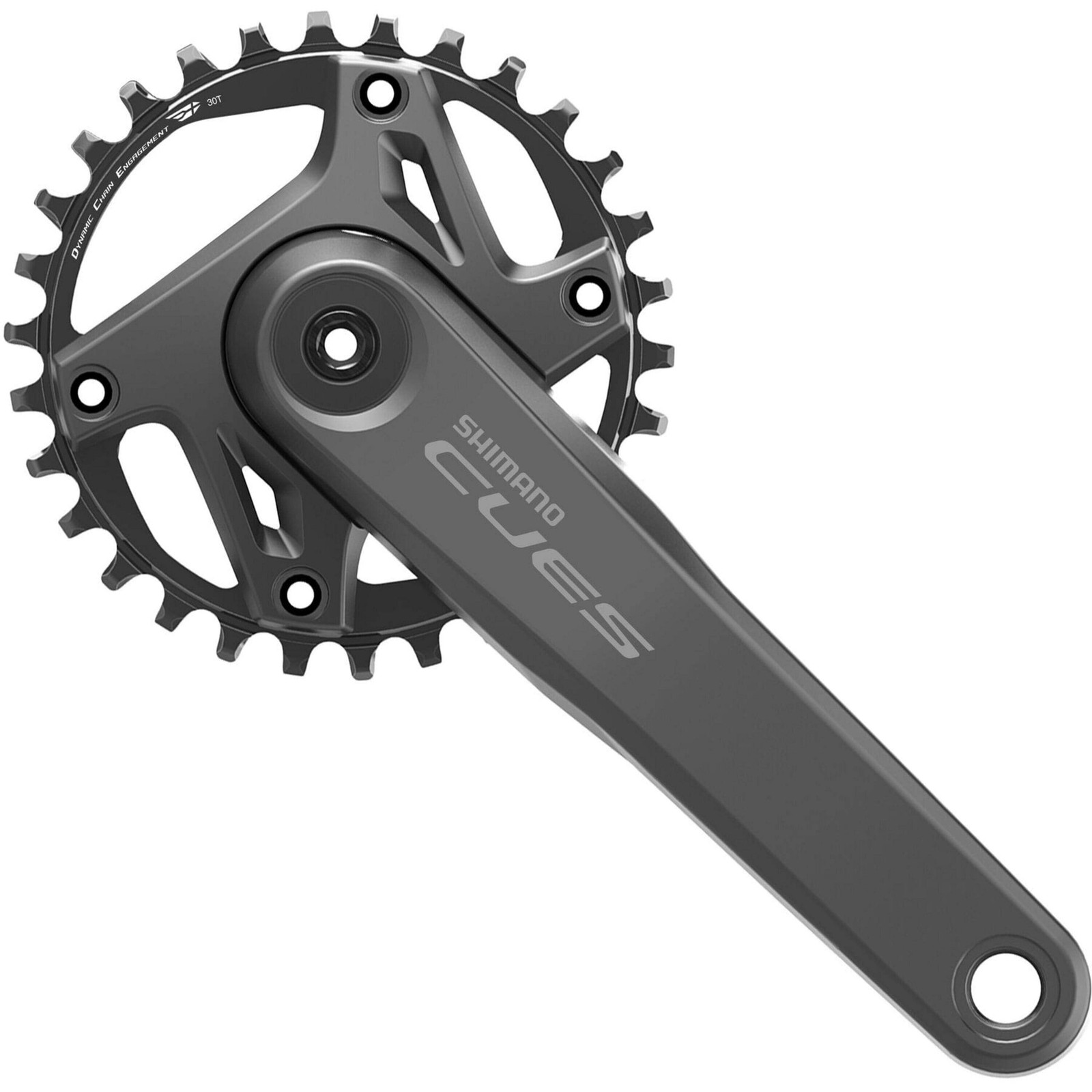 Shimano CUES FC-U6000-1 CUES 2 piece design chainset, for 9/10/11-speed, 55mm C/