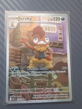 Pokémon Scrafty TCG 139/086 Scarlet Violet SV White Flare Illustration Rare