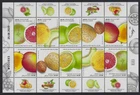 2025 STAMPS FRUIT VARIETIES DEVELOPED IN ISRAEL SHEET 10 STAMPS MNH