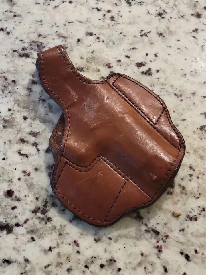 Don Hume Leather Holster H721 No. 5 - 4" RH Brown - See Pictures for Details  - Image 2 of 4