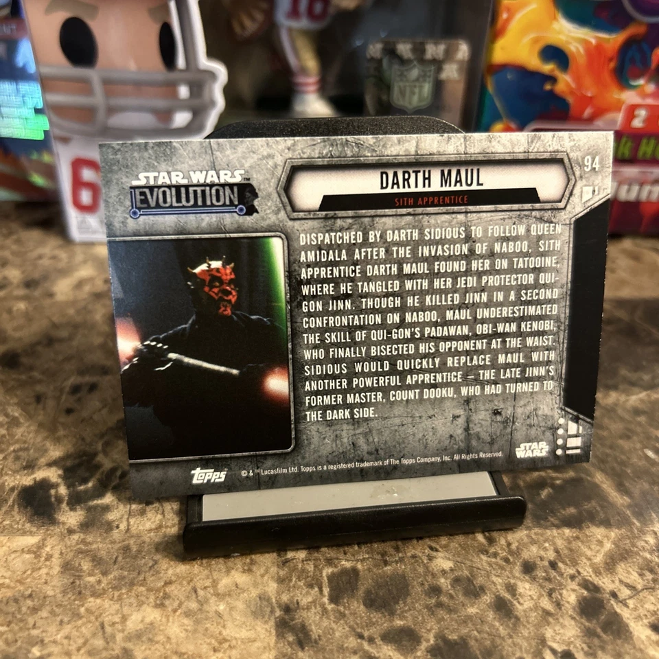 2016 Star Wars Evolution Darth Maul #94 Sith Apprentice - Image 3 of 3