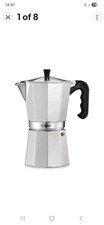 VonShef Stovetop Coffee Maker, 12 Cup Aluminium Italian Espresso Maker, 600ml...