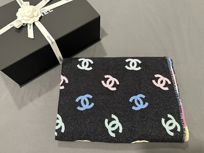 お洒落♪さりげないリボン×CCロゴ◆【CHANEL】 スカーフ s-l400.jpg