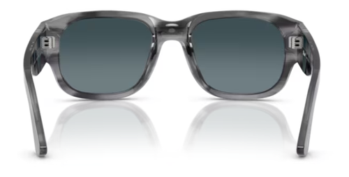Persol 0PO3380S 1192S3 Grey/Light and Dark Blue Squared 52 mm Men's Sunglasses - Picture 2 of 4