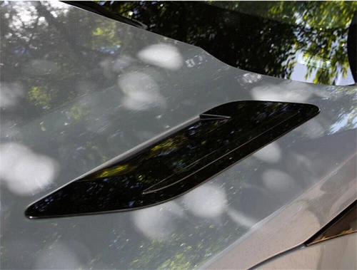 Black Hood Engine Air Vent Base Cover For Land Rover Range Rover Evoque 2020-23 - Picture 5 of 16