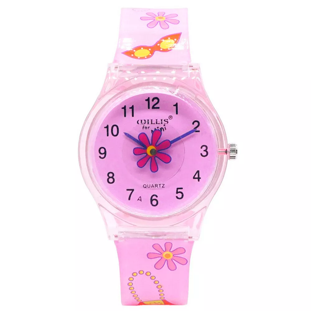 Pink wrist best sale watch