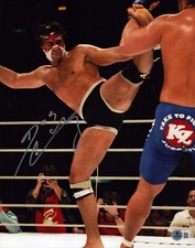 Dos Caras Jr. Alberto Del Rio Signed 11x14 Photo BAS COA WWE Pride FC AAA CMLL 7