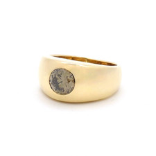 18k Gold Natural Fancy Golden Champagne Diamo...