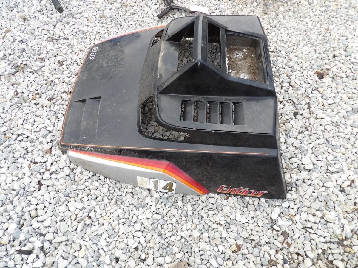 1984 8W9 yamaha 340 enticer snowmobile parts: HOOD | eBay
