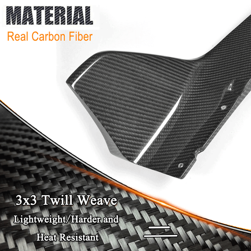 For LEXUS IS350 Sedan 17-18 REAL Carbon Rear Bumper Lip Splitter Flaps Spoiler - Picture 8 of 11