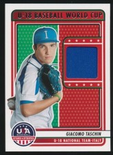 GIACOMO TASCHIN 2023 USA Stars & Stripes TEAM ITALY MATERIAL RELIC RC