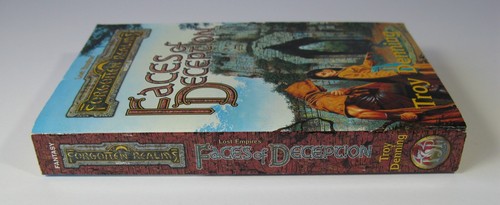 FORGOTTEN REALMS - FACES OF DECEPTION BY TROY DENNING ( 1998 PB ) LOST EMPIRES - Picture 3 of 3