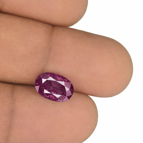 IGI-zertifiziert PAKISTAN rosa Saphir 3,11 Karat natürlich unbehandelt oval - Bild 3 von 4