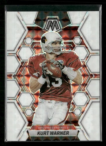 2023 Panini Mosaic #5 Kurt Warner White Mosaic #/25