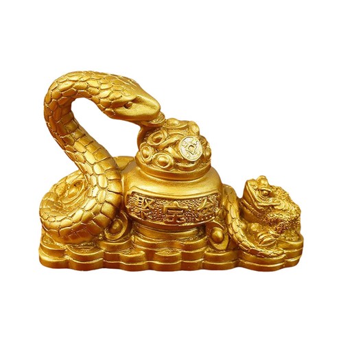 Snake Symbol Of The Year 2025 Figurines Resin Sculpture Table Ornament Decor - Picture 5 of 18