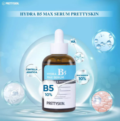 2x Prettyskin Hydra Max Serum B5-Skin Recovery Essence Anti-Wrinkle whitening