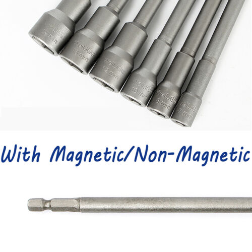 250-350MM Long Magnetic Hex Bit Set 8-14mm Metric Impact Driver Drill Socket Nut - Picture 3 of 9