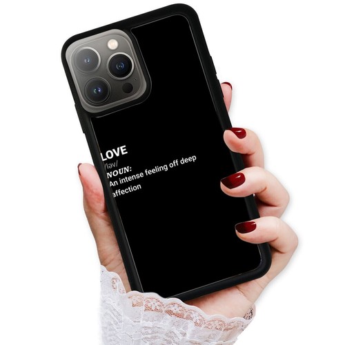 For iPhone SE XS XR Max 5 6 7 8 Plus Anti scratch Cover Love Definition meaning - Picture 12 of 25