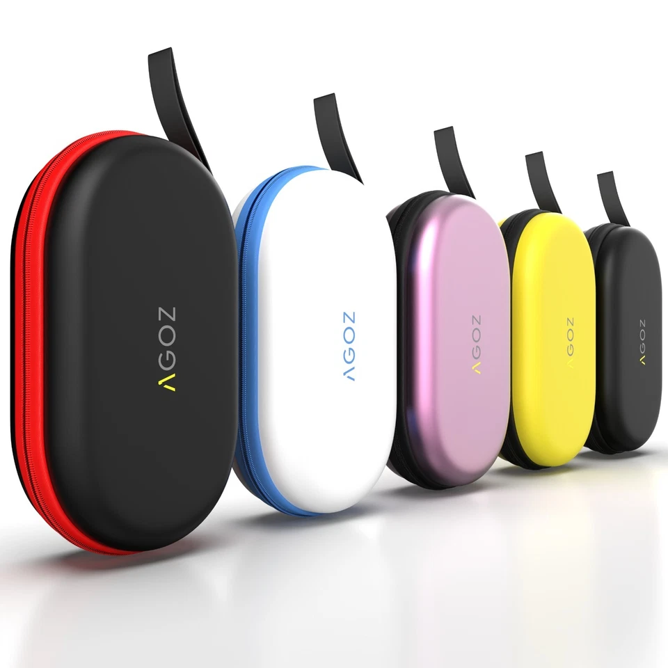 Agoz Carrying EVA Hard Case Box Earphone Earbud Storage Zipper Pouch Bag Holder - Image 3 of 3