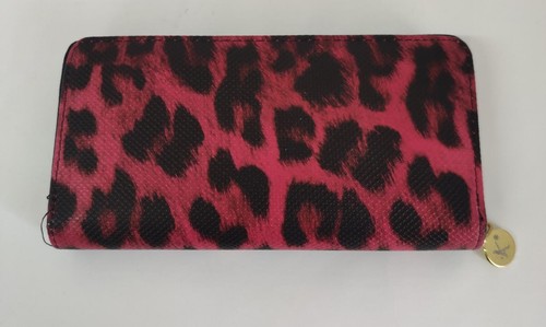 PORTAFOGLIO DONNA KARISMA ROSA E NERO LEOPARDATO X165 - Picture 6 of 8