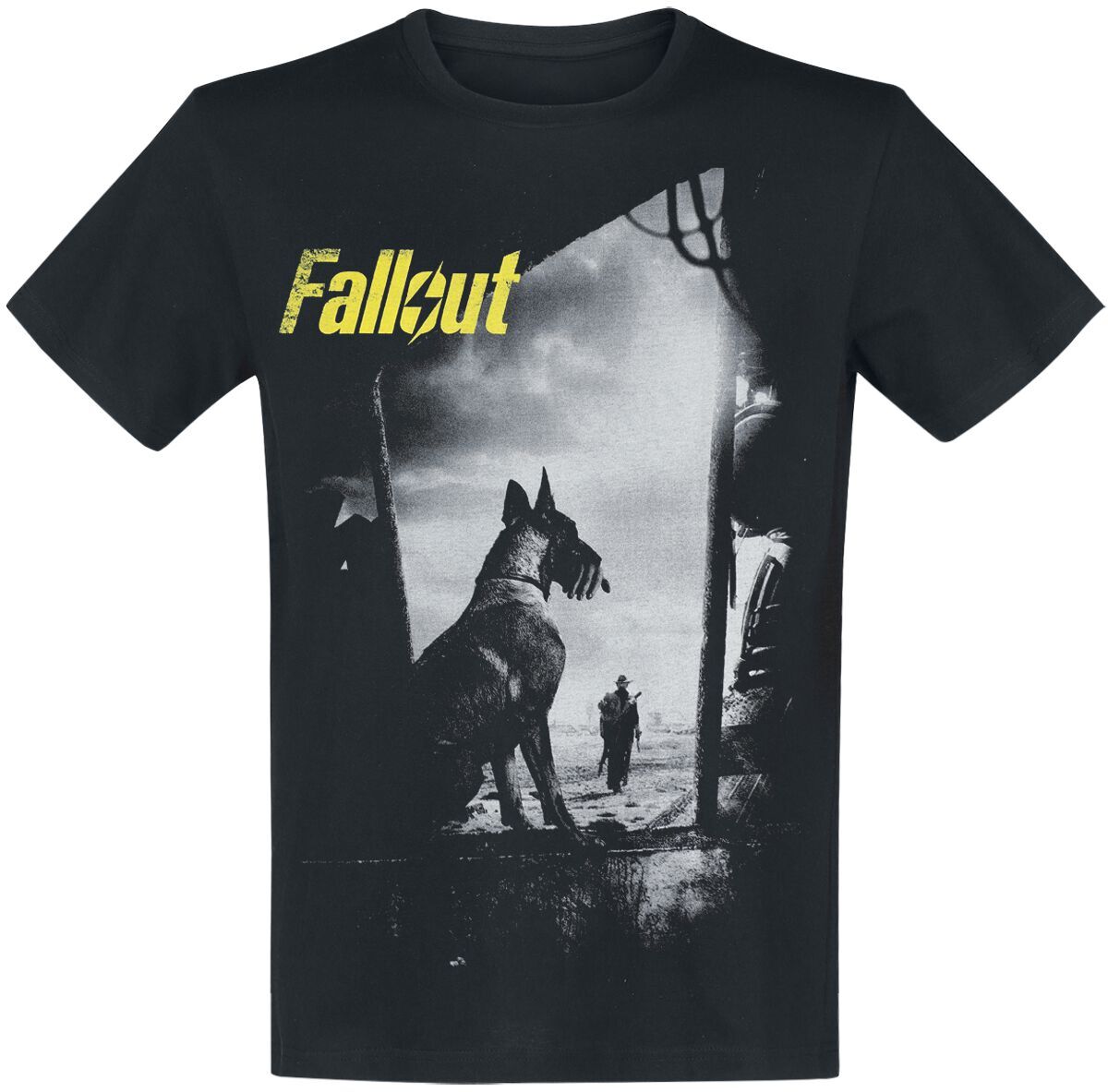 Футболка Fallout Herren Dogmeat schwarz-Товар для фанатов игровой 4790₽