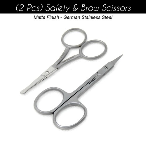 Facial Hair Small Grooming Scissors For Men Women - Eyebrow, Nose Hair, Mustache - Picture 2 of 8