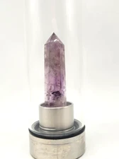 Water Bottle Natural Quartz Amethyst Crystal Gemstone Healing Glass Energy 10"