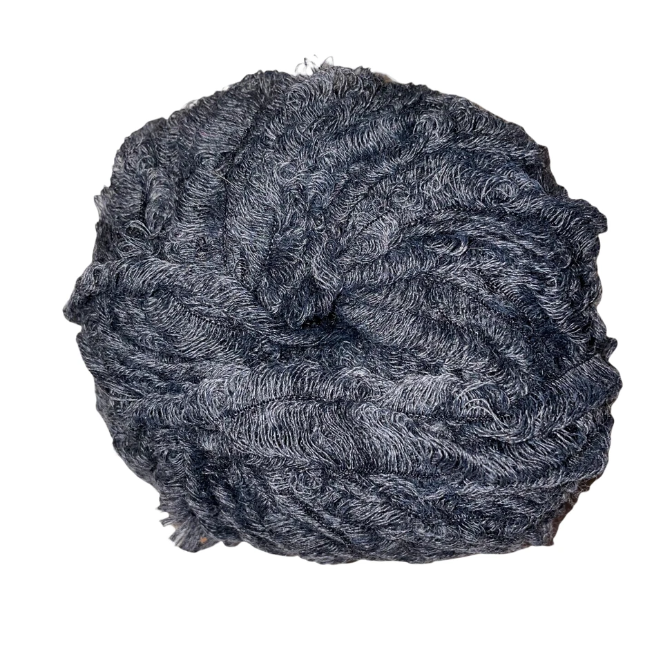 Hilo plateado Gedifra Antiga gris súper voluminoso mezcla lana mohair Foto 3 de 4