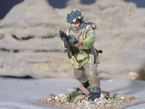 1 Metal Pro Painted 1/32nd British Commando Britain Top Quality (May.Listing) - Picture 2 of 5