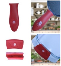 3pc Silicone hot handle holder pan handle cover for Cast Iron Skillets potholder