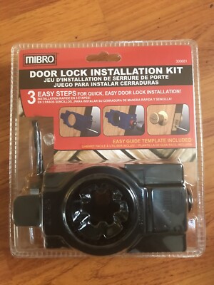 Lock Kit Door Installation Kit Mibro 300681 For Wood Doors New Free Shipping