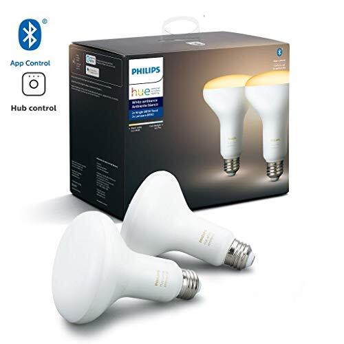 Philips Hue 548594 Smart Bulb, 2, White Ambiance (Warm-White to Cool-White Li...-image