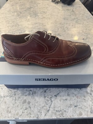 Sebago Brattle II Wingtip Burgundy
