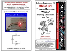 MC1-01 ** Mr Circuit Science ** Experiment Kit  -How A Resistor Works-