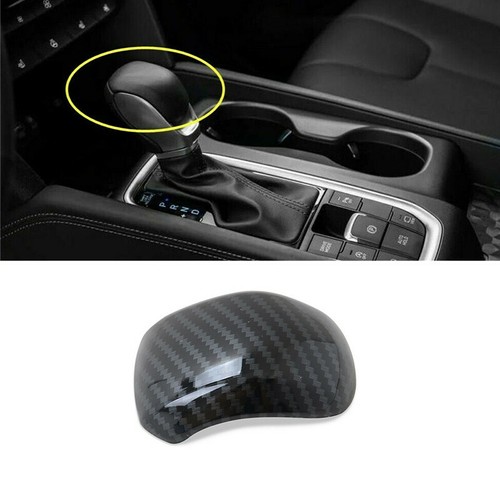 Cubierta de perno de cambio interior de engranajes de fibra de carbono para Hyundai Santa Fe 2019-2022 - Imagen 2 de 7