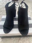 Aquazzura Noa Suede Black Sandals 40,5 — photo 10