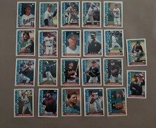 1990 Topps TV All Stars 22 Baseball Card Lot - Eckersley Boggs Clemens Finley