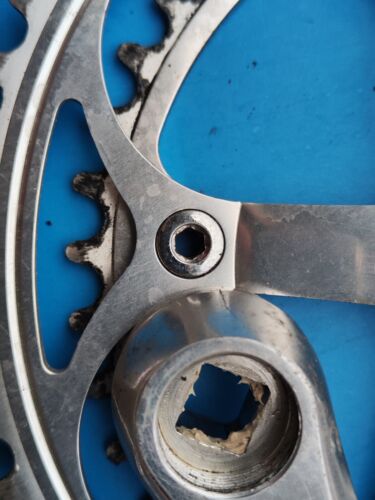 SHIMANO DURA ACE KURBELGARNITUR FC-7400 170 JH VIA JAPAN GUARNITURA BICI VINTAGE - Bild 12 von 24