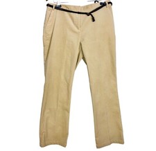 Vintage Liz Claiborne Pants Womens 12 Beige Trousers Corduroy Stretch Bootcut